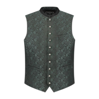Tyrolervest Jacquard Grønn