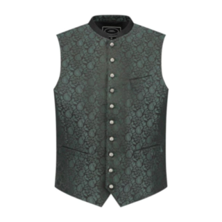 Tyrolervest Jacquard Grønn