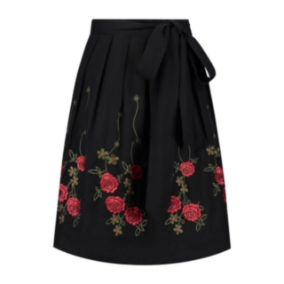 Dirndl Forkle Svart