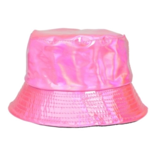 Skinnende Bøttehatt Rosa