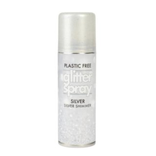 Hår- Og Kropsspray Glitter Sølv