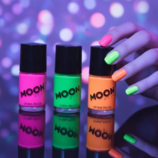 Neon UV Intens Neglelakk Sett