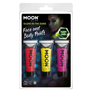 Glow In The Dark Neon Ansiktsmaling