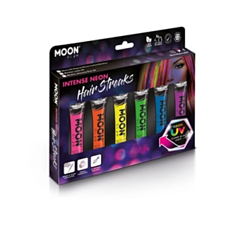 Hårfarge UV Neon Sett