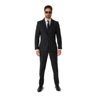 Suitmeister® Glow Pinstripe Gangster Dress