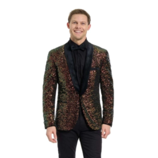 Opposuits® Dinner Jacket Blazer Amber Sequins