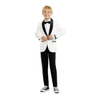 Opposuits® Pearly White Tenåring Jakkesett