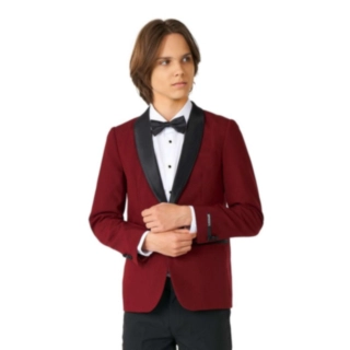 Opposuits® Hot Burgundy Tenåring Jakkesett