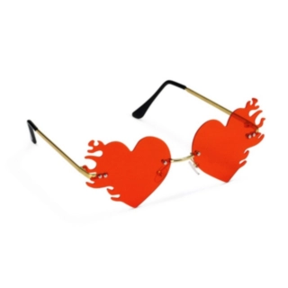 Hjerteformede Flamme Briller