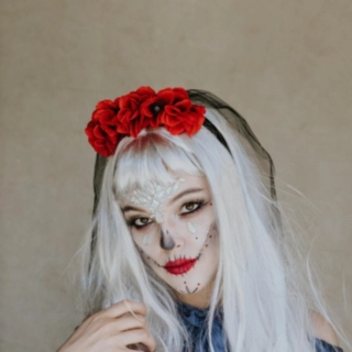 Rose Hårbøyle & Slør