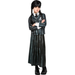 Wednesday® Skoleuniform Barnekostyme