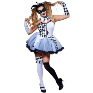 Harlekin Narr Kostyme