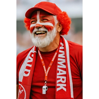 Dansk Danmark Nøkkelbånd Fløyte