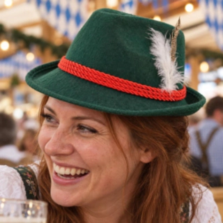 Tyrolerhatt Mørkegrønn