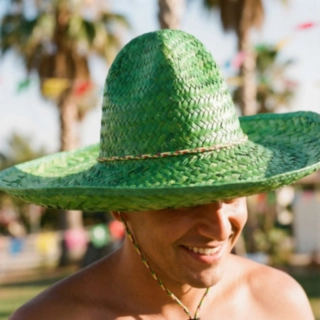 Sombrero Hatt Grønn