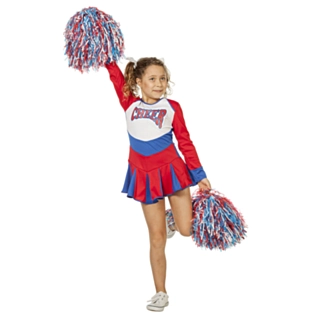 Klassisk Cheerleader Barnekostyme