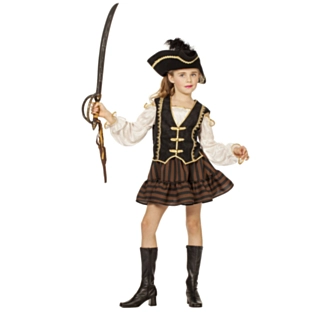 Kul Piratjente Barnekostyme