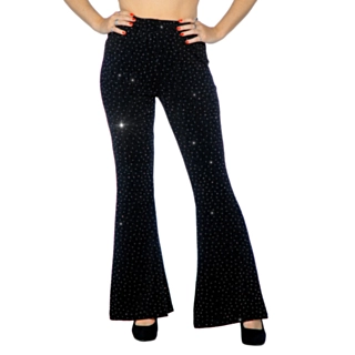 Glitter Disco Bukser Svart