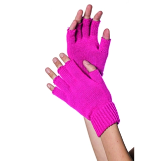 Fingerløse Hansker Neonrosa