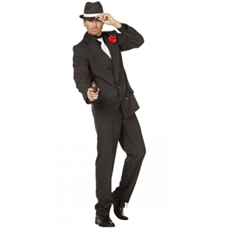 Stripete Gangster Kostyme