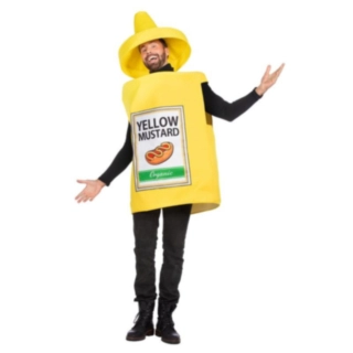 Yellow Mustard Sennep Kostyme