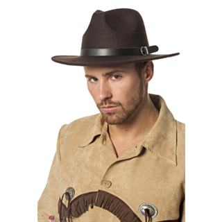 Cowboyhatt Brun