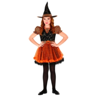 Halloween Stjerneheks Barnekostyme