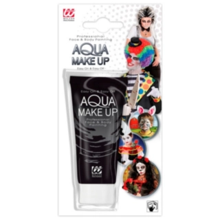 Aqua Ansiktsmaling Tube Svart