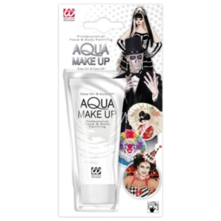 Aqua Ansiktsmaling Tube Hvit
