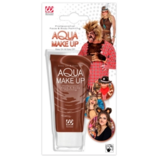 Aqua Ansiktsmaling Tube Brun