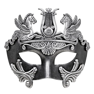 Pegasus Øyemaske Sølv