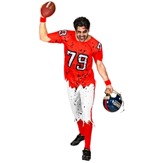 Amerikansk Fotballspiller Zombie Kostyme