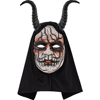 Djevelsk Horn Maske Svart