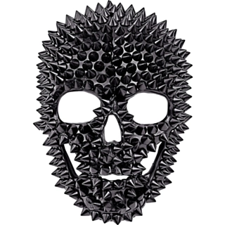 Piggete Hodeskalle Maske Svart