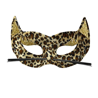 Myk Leopard Øyemaske