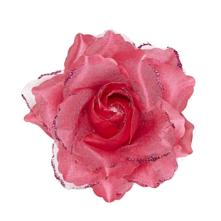 Glitter Rose Hårspenne Rosa