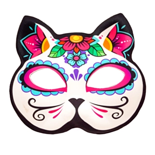 Dia de los Muertos Katt Maske
