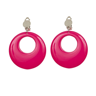 Disko Øreringer Rosa