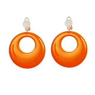 Disko Øreringer Oransje