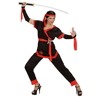 Ninja Kvinne Kostyme