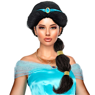 Arabisk Prinsesse Parykk Svart