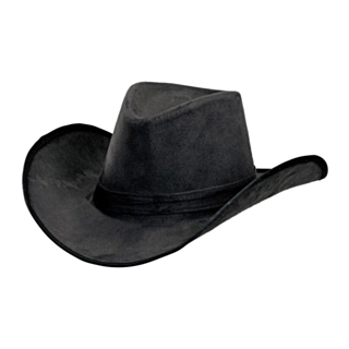 Cowboyhatt Svart