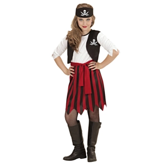Piratjente Barnekostyme