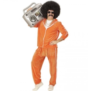 80-talls Joggedress Kostyme Oransje