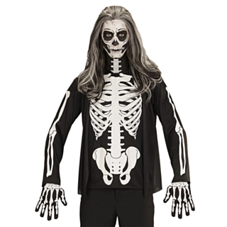Day of the Dead Skjelett Bluse
