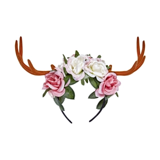 Hårbøyle med Blomster og Gevir