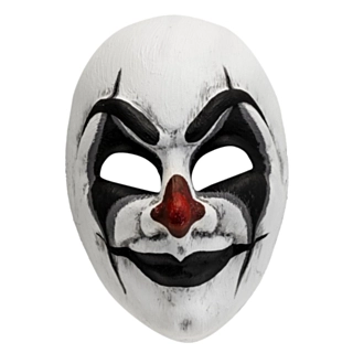 Morderklovn Maske Svart og Hvit