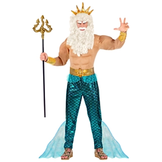Poseidon Havets Gud Kostyme