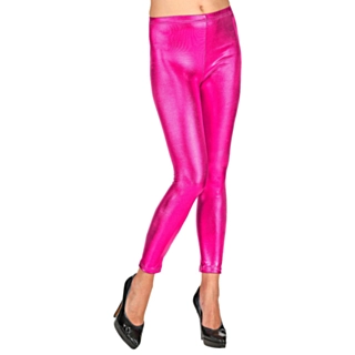 Leggings Metallisk Rosa