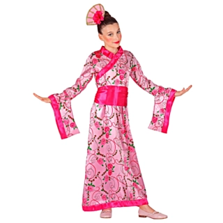Geisha Orienten Barnekostyme